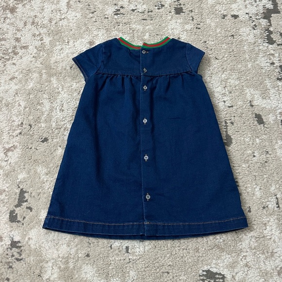 Gucci Baby Denim Dress Size 18/24 Months - Picture 2 of 4